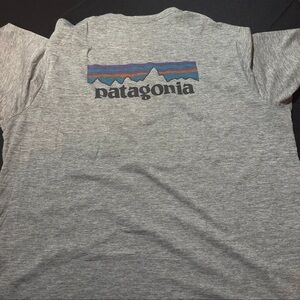 Patagonia Men's Capilene Cool Daily Shirt feather grey organic 2XL XXL EUC S/S